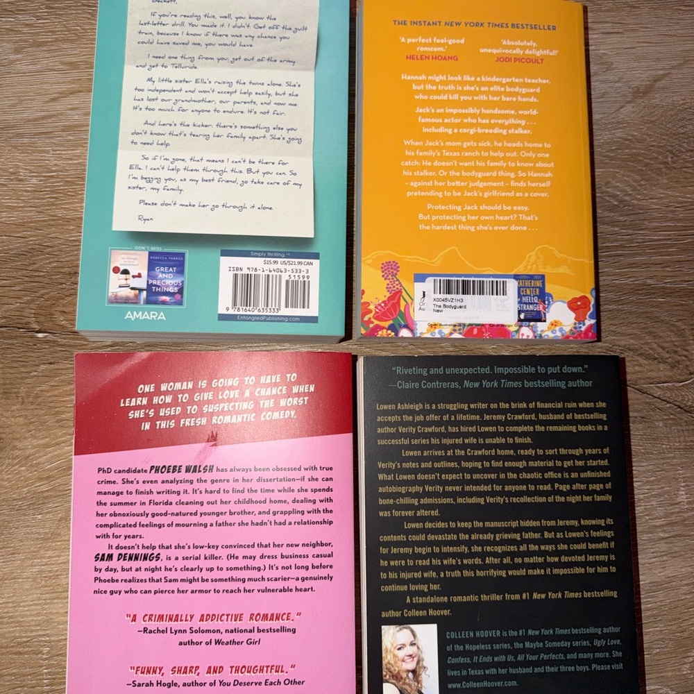 Set of Four Bestselling Novels - Picture 2 of 2